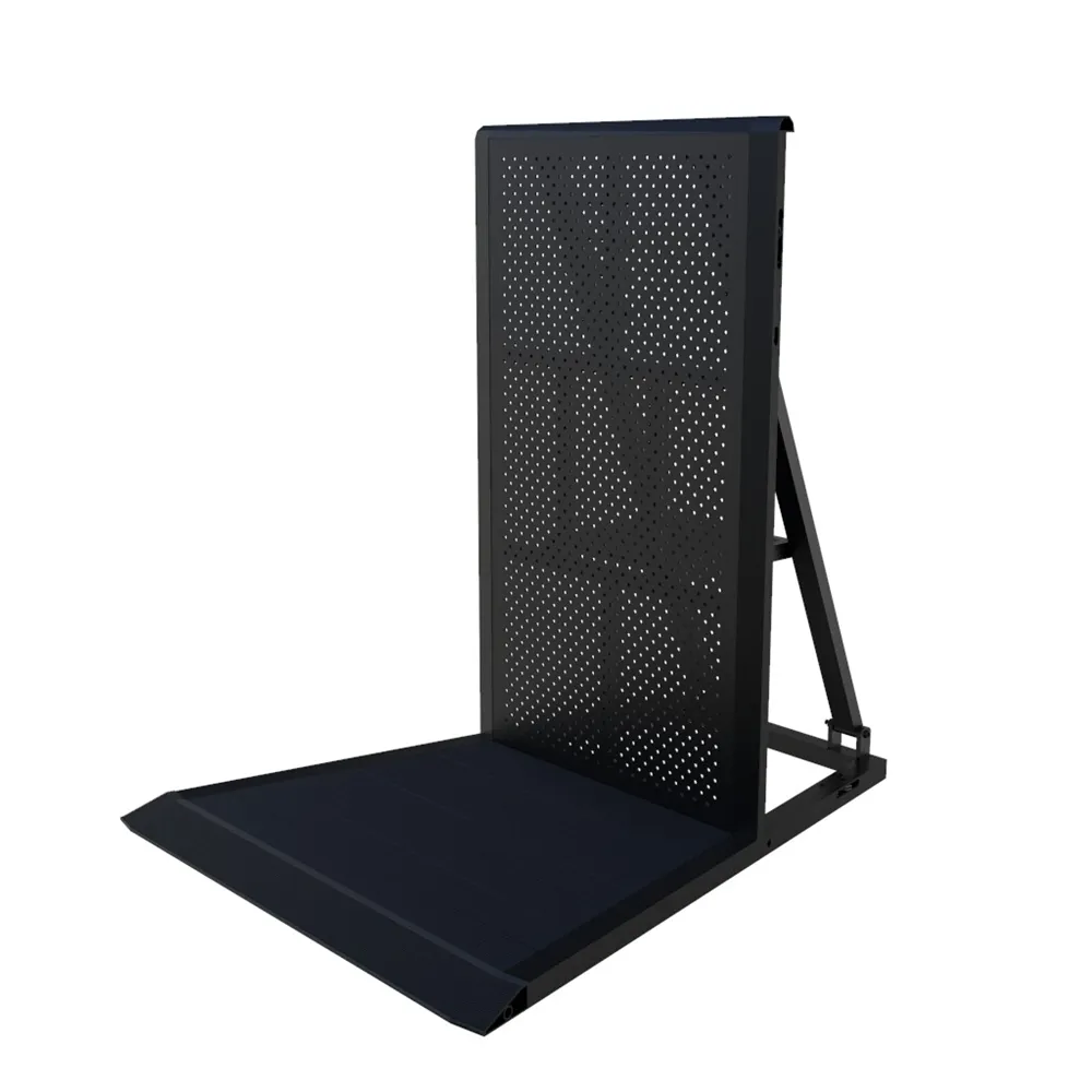 TEGO PRO Crash Barrier - Ecke 22.5° positiv BLACK