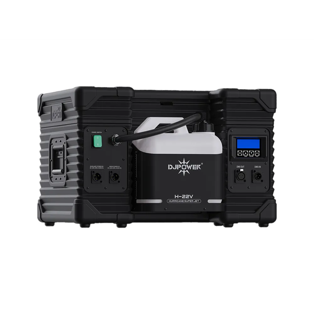 DJ POWER Nebelmaschine H-22V Hurricane Super Jet