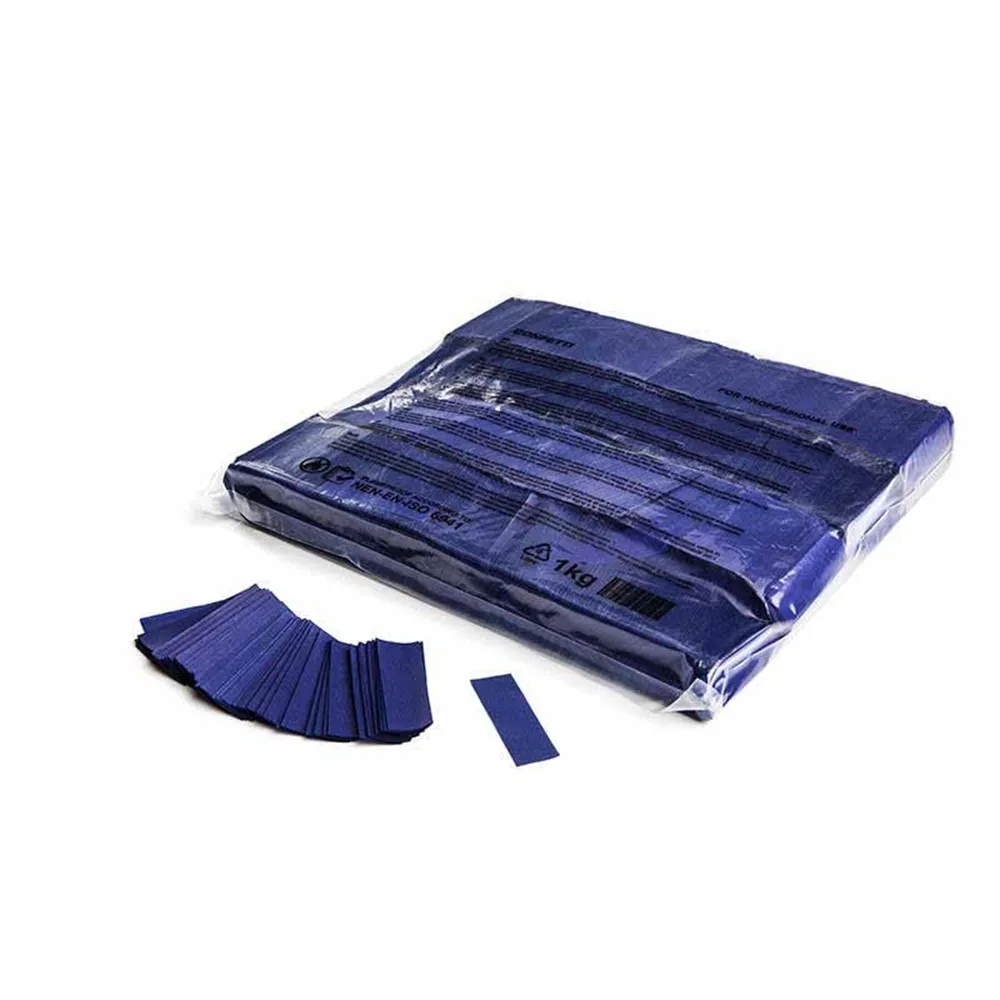 MAGICFX Slowfall confetti rectangles 55x17mm - Dark Blue