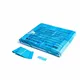 MAGICFX Slowfall confetti rectangles 55x17mm - Light Blue