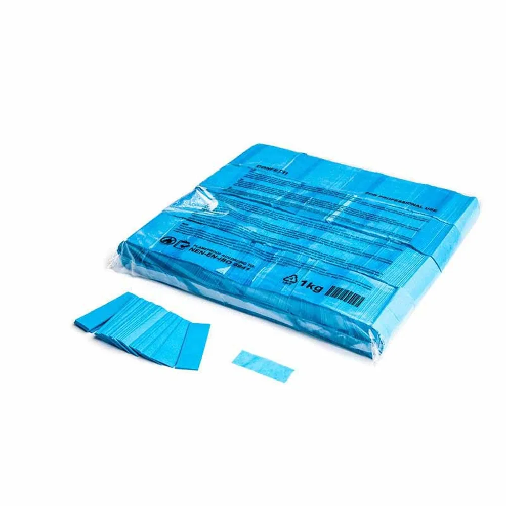 MAGICFX Slowfall confetti rectangles 55x17mm - Light Blue