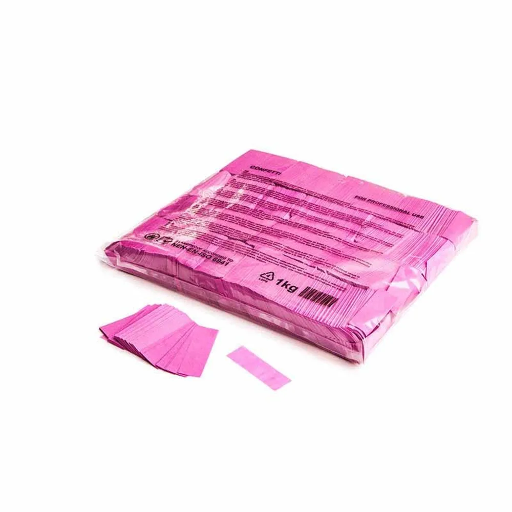 MAGICFX Slowfall confetti rectangles 55x17mm - Pink
