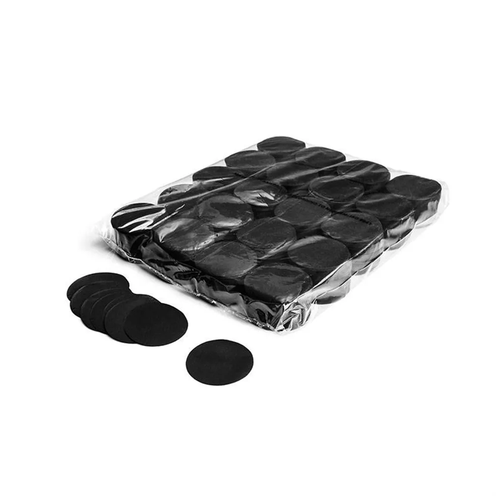 MAGICFX Slowfall confetti rounds Ø 55mm - Black