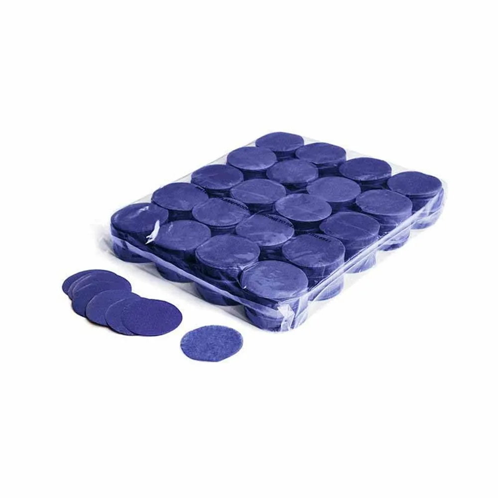 MAGICFX Slowfall confetti rounds Ø 55mm - Dark Blue