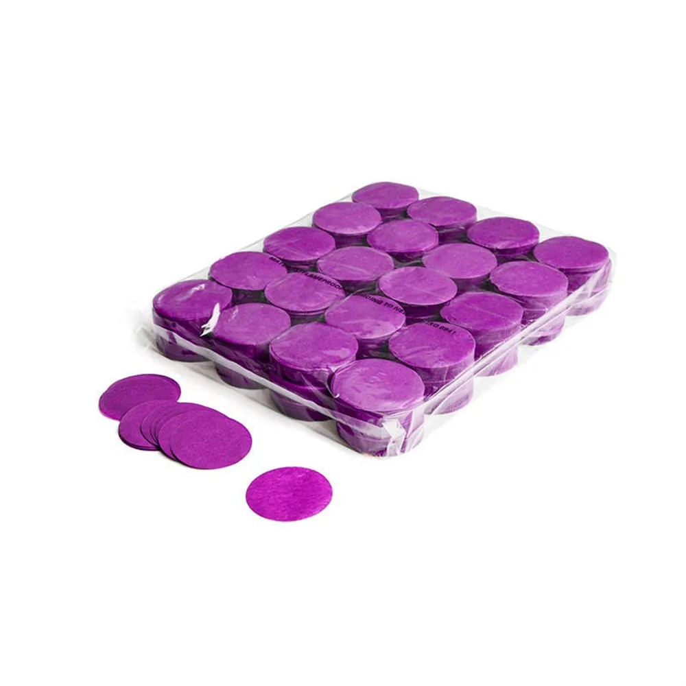 MAGICFX Slowfall confetti rounds Ø 55mm - Purple