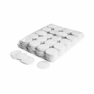 MAGICFX Slowfall confetti rounds Ø 55mm - White