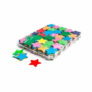 MAGICFX Slowfall confetti stars Ø 55mm - Multicolour