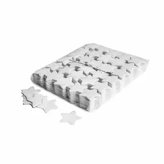 MAGICFX Slowfall confetti stars Ø 55mm - White