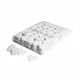 MAGICFX Slowfall confetti hearts Ø 55mm - White