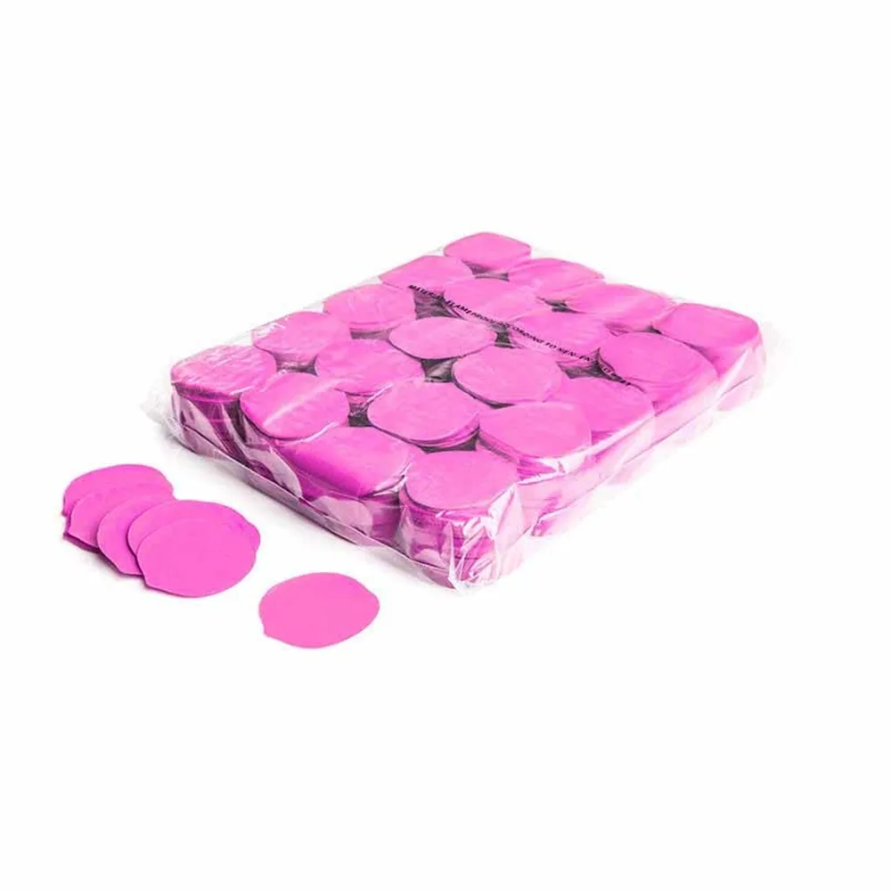 MAGICFX Slowfall confetti rose petals Ø 55mm - Pink