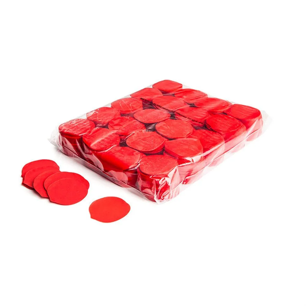 MAGICFX Slowfall confetti rose petals Ø 55mm - Red