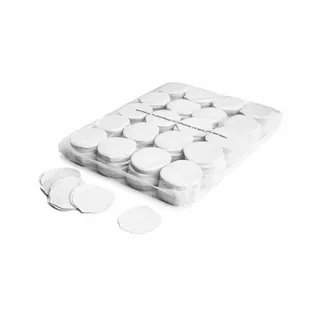 MAGICFX Slowfall confetti rose petals Ø 55mm - White