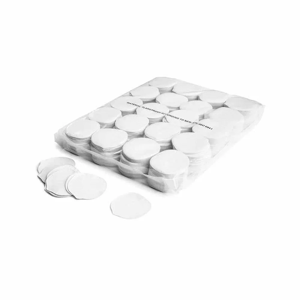 MAGICFX Slowfall confetti rose petals Ø 55mm - White