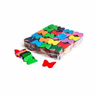 MAGICFX Slowfall confetti butterflies Ø 55mm - Multicolour