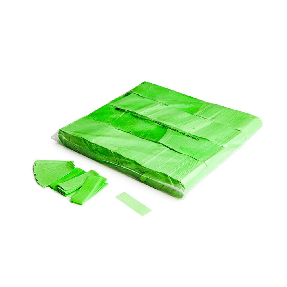 MAGICFX Slowfall UV confetti 55x17mm - Fluo Green