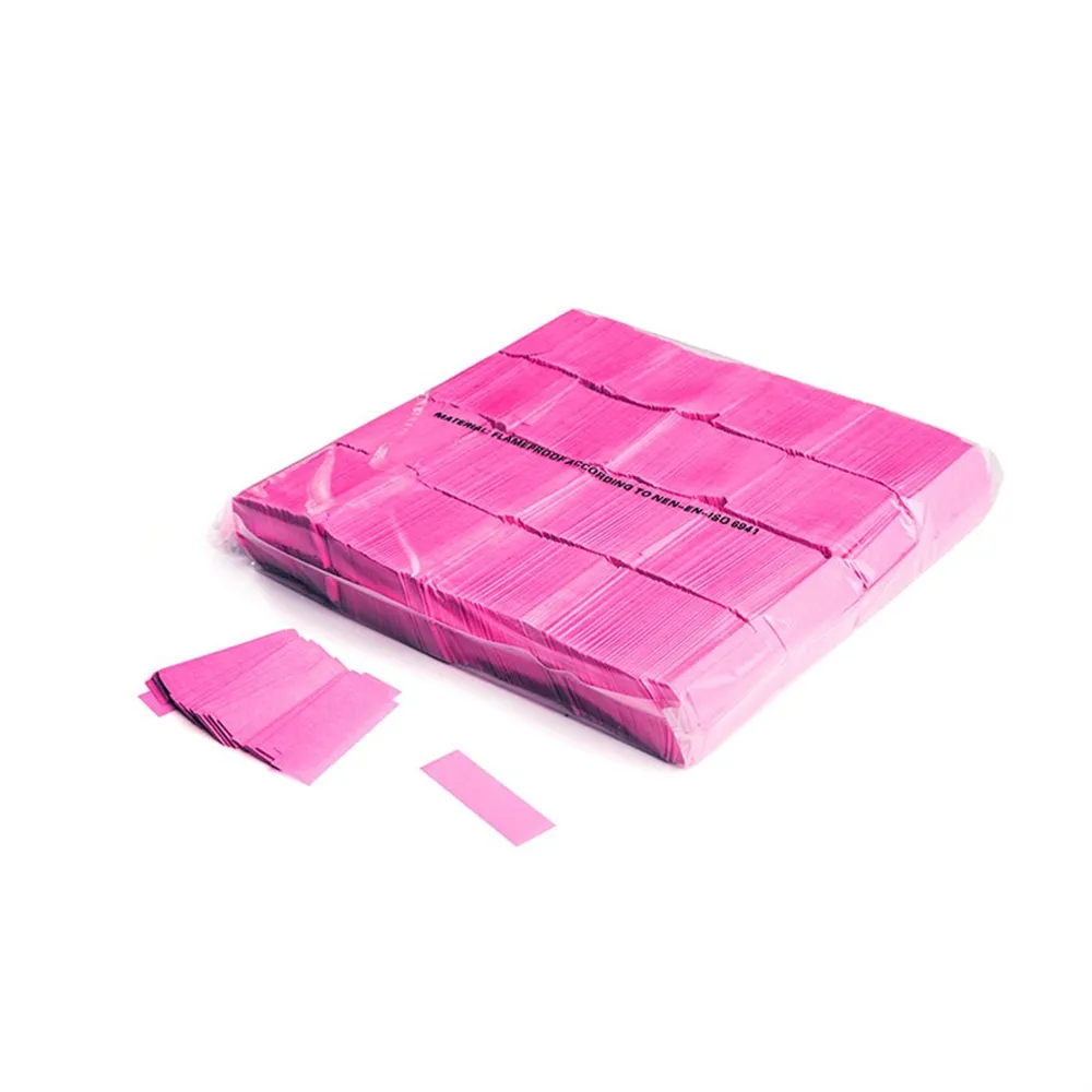 MAGICFX Slowfall UV confetti 55x17mm - Fluo Pink