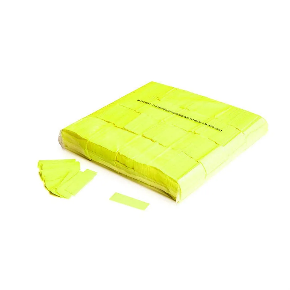 MAGICFX Slowfall UV confetti 55x17mm - Fluo Yellow
