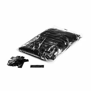 MAGICFX Metallic confetti rectangles 55x17mm - Black