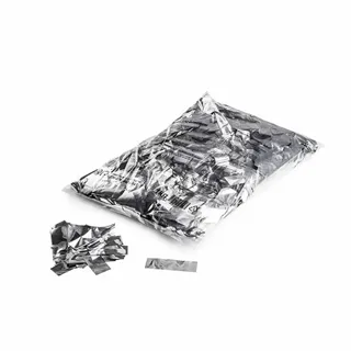 MAGICFX Metallic confetti rectangles 55x17mm - Silver