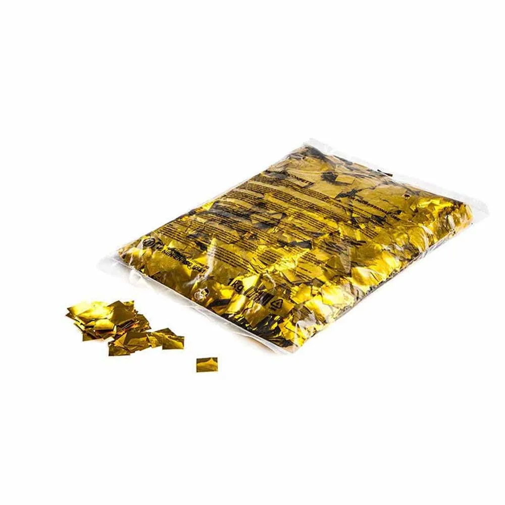 MAGICFX Metallic confetti squares 17x17mm - Gold