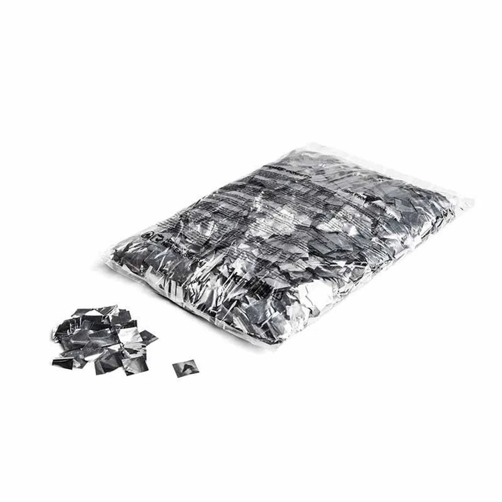 MAGICFX Metallic confetti squares 17x17mm - Silver
