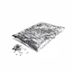 MAGICFX Metallic confetti raindrops 6x6mm - Silver