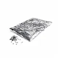 MAGICFX Metallic confetti raindrops 6x6mm - Silver