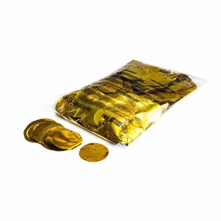 MAGICFX Metallic confetti rounds Ø 55mm - Gold