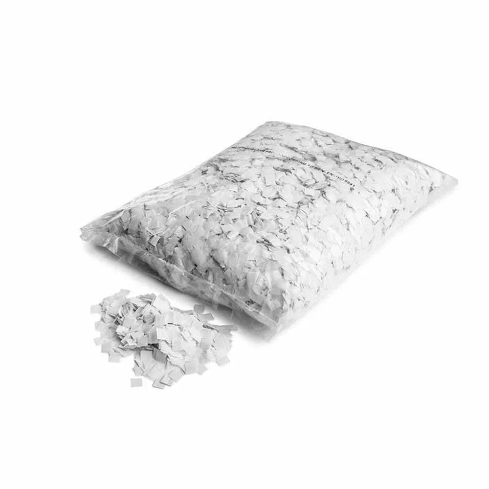 MAGICFX Slowfall snow confetti 10x10mm - white