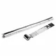 MAGICFX Metallic Stadium Streamers 20m x 5cm - Silver