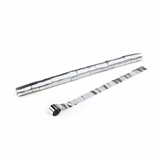 MAGICFX Metallic Stadium Streamers 20m x 2.5cm - Silver