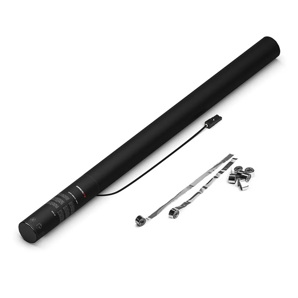 MAGICFX - Electric Cannon PRO Streamers Silver Metallic 80cm