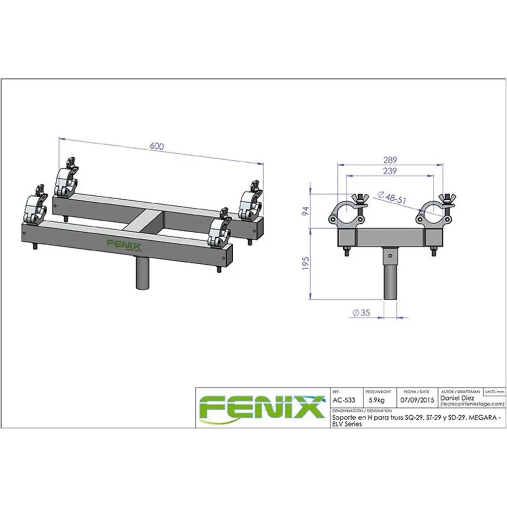 FENIX - Traversenadapter AC-533