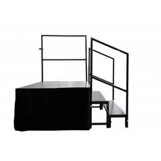 GLOBAL TRUSS GT Stage Deck Skirt 60x105cm samtschwarz