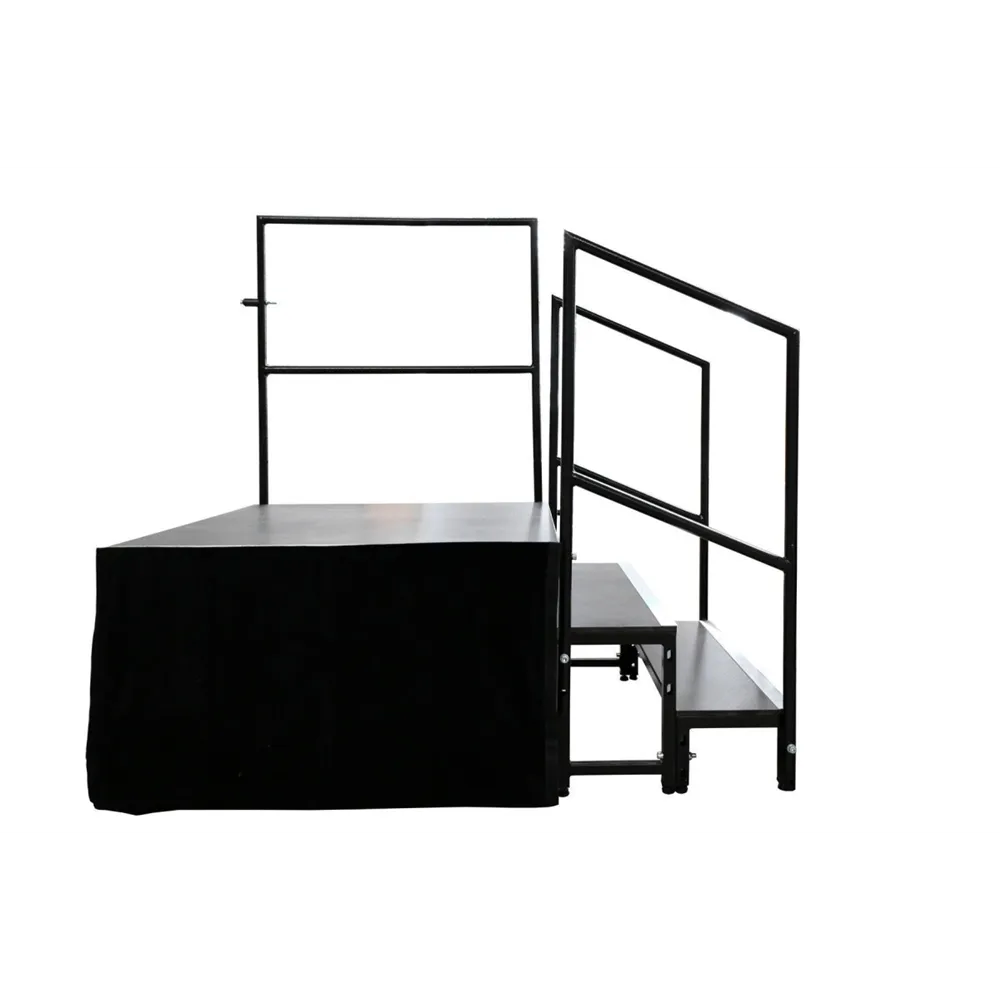 GLOBAL TRUSS GT Stage Deck Skirt 80x105cm samtschwarz