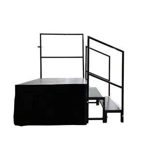 GLOBAL TRUSS GT Stage Deck Skirt 60x205cm samtschwarz