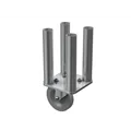GLOBAL TRUSS Rollriser 4 Füße 120cm für GT Stage Deck Global Truss