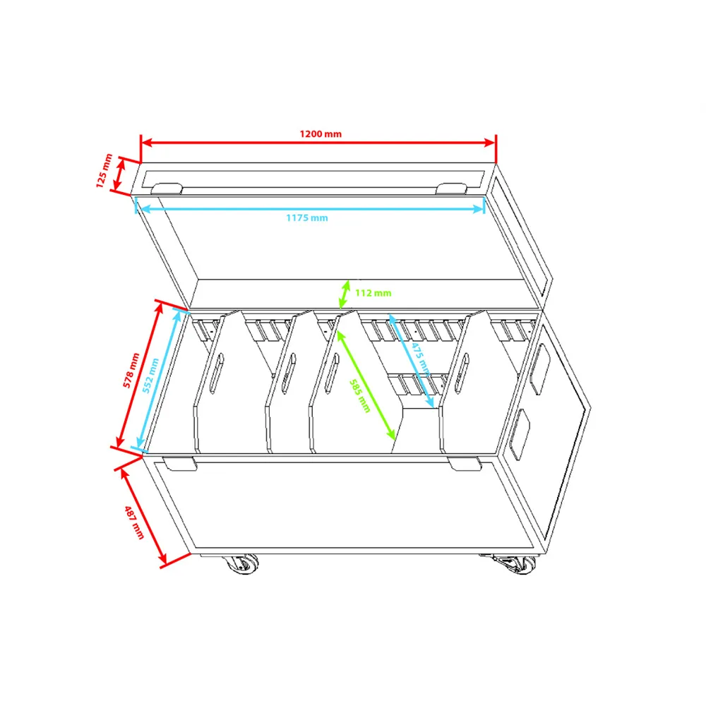 TEGO PRO Case Universal 120cm