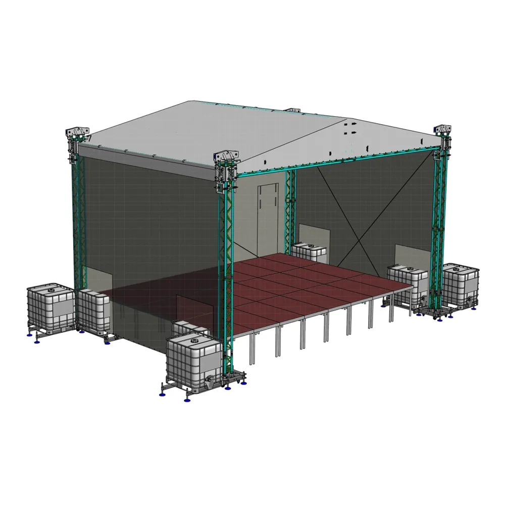 GLOBAL TRUSS - Double Pitch Roof 8x6m