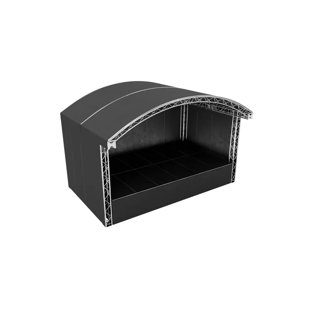 Global Truss Rundbogenbühne 6x4m