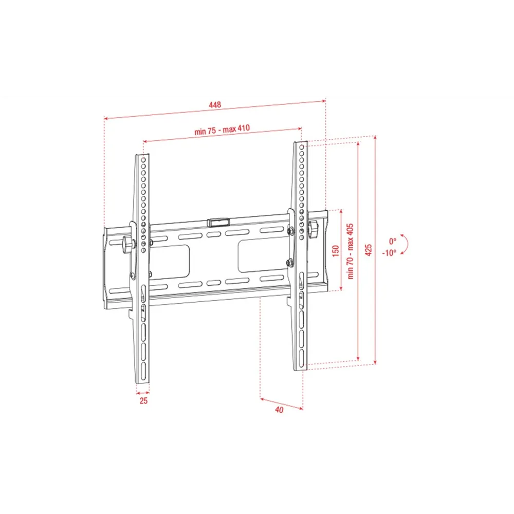 SHOWGEAR CLB3255LD TV Ceiling Mount Long Double Sided