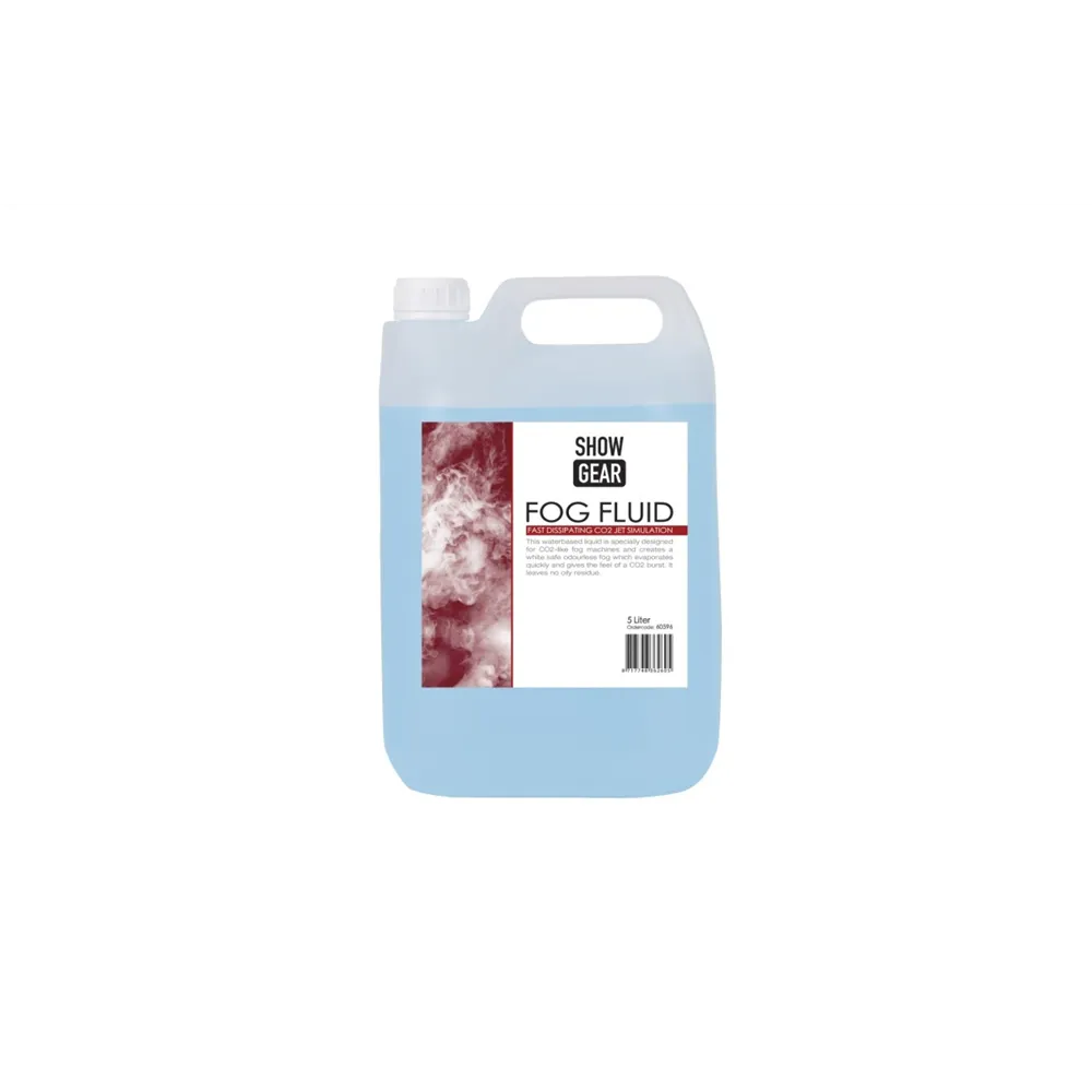 SHOWGEAR Fog Fluid Fast Dissipating 5 Liter CO2 jet simulation