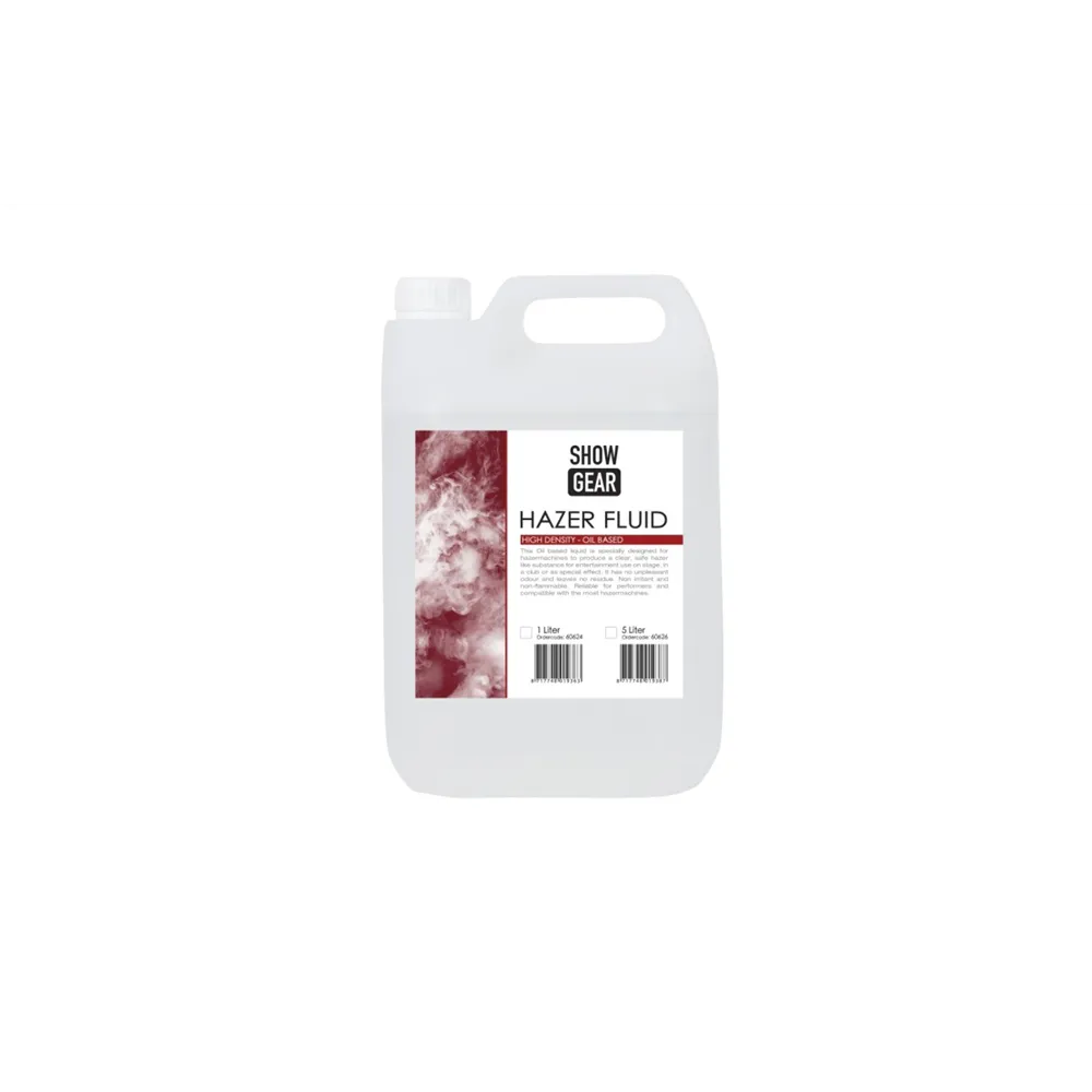 SHOWGEAR Hazer Fluid 5 Liter (Oil Based)