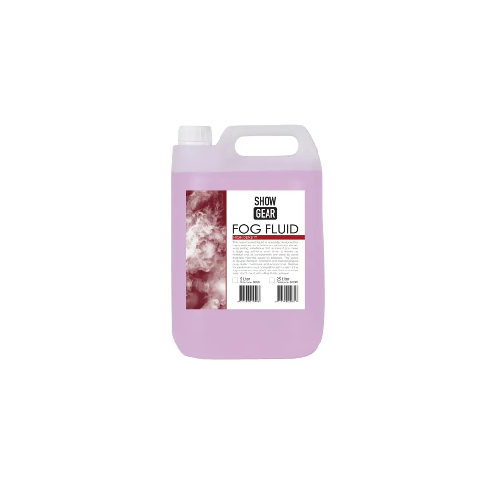 SHOWGEAR Fog Fluid 5 Liter High Density