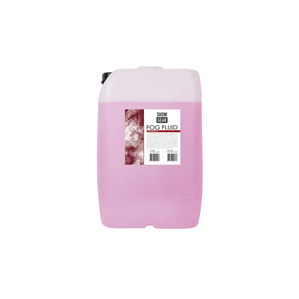 SHOWGEAR Fog Fluid High Density 25 Liter High Density