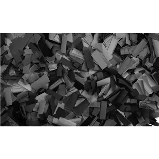 SHOWGEAR Show Confetti Rectangle 55 x 17mm Black 1 kg