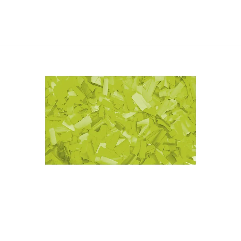 SHOWGEAR Slowfall confetti 55 x 17mm Fluor green 1 kg