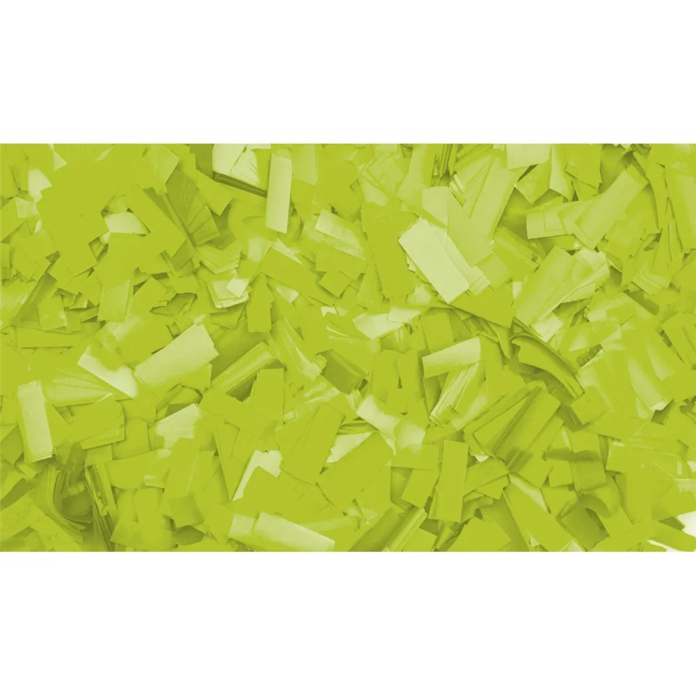 SHOWGEAR Slowfall confetti 55 x 17mm Fluor green 1 kg