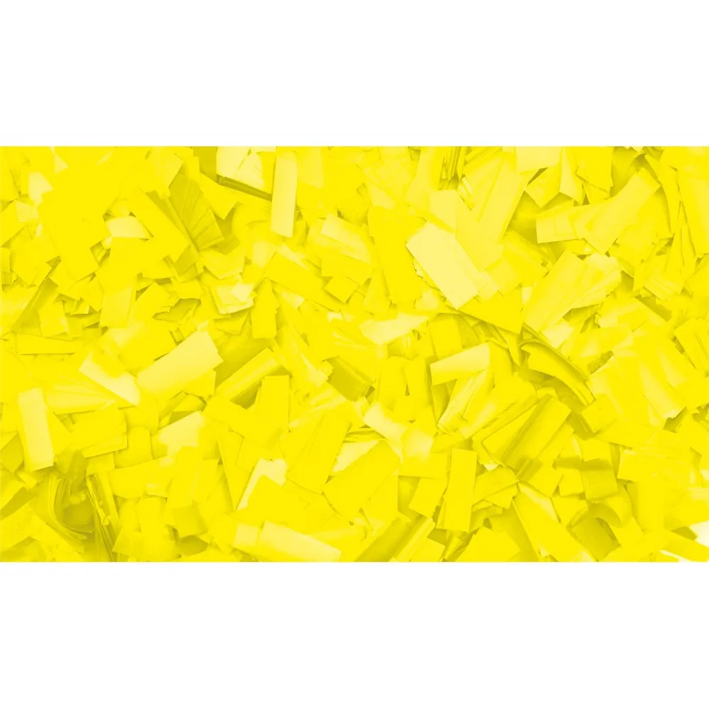 SHOWGEAR Slowfall confetti 55 x 17mm Fluor yellow 1 kg