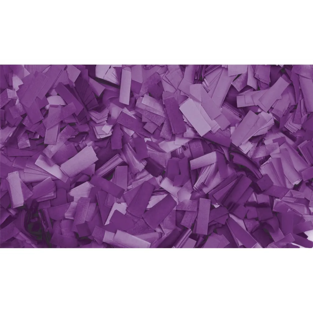 SHOWGEAR Show Confetti Rectangle 55 x 17mm Purple 1 kg